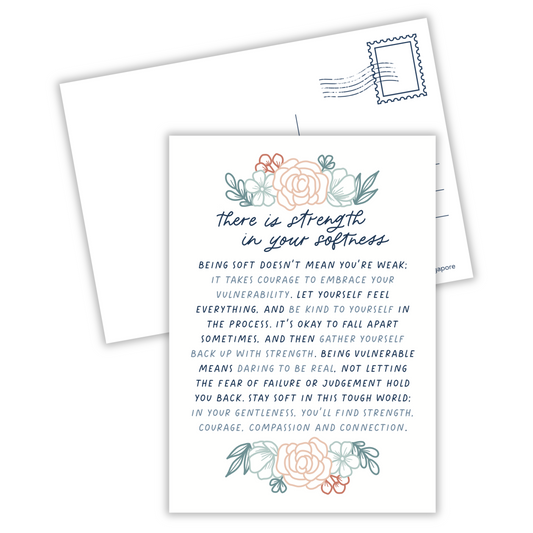 Strength in Softness | Postcard