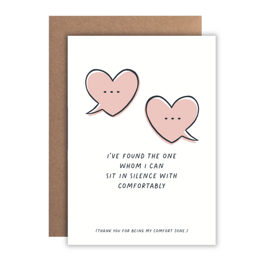 You are My Comfort Zone | Greeting Card