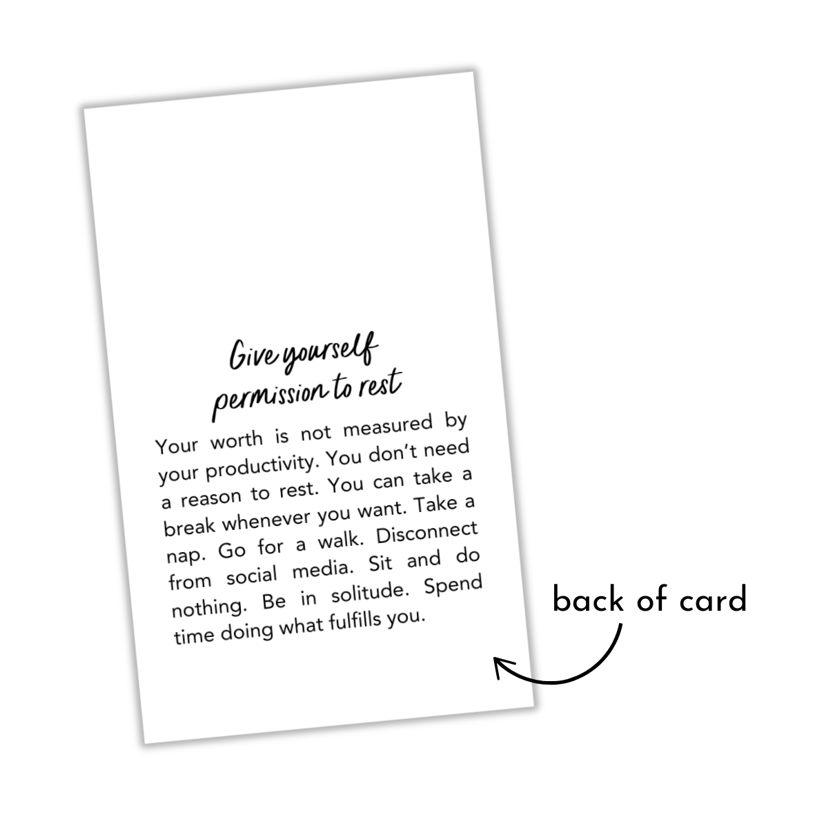 Give Yourself Permission to Rest | Enamel Charm