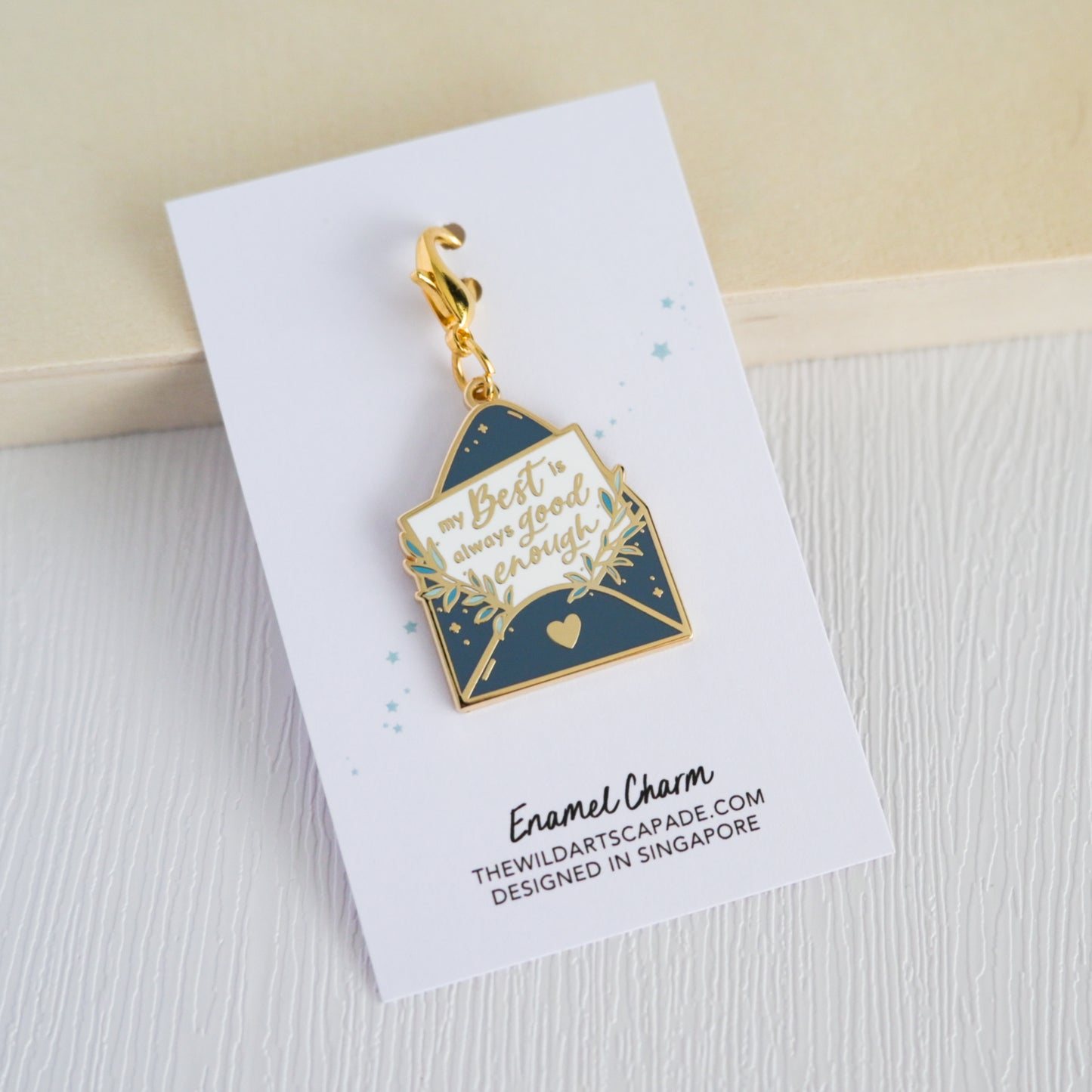 My Best is Always Good Enough | Enamel Charm