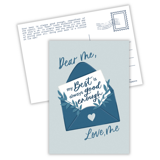 My Best is Always Good Enough | Postcard