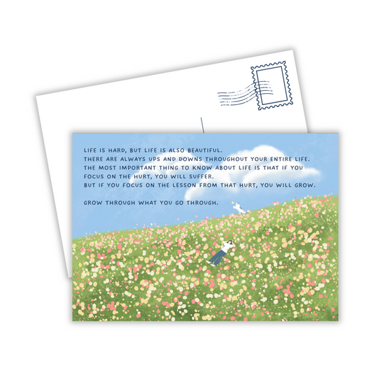 Grow Through What You Go Through | Postcard