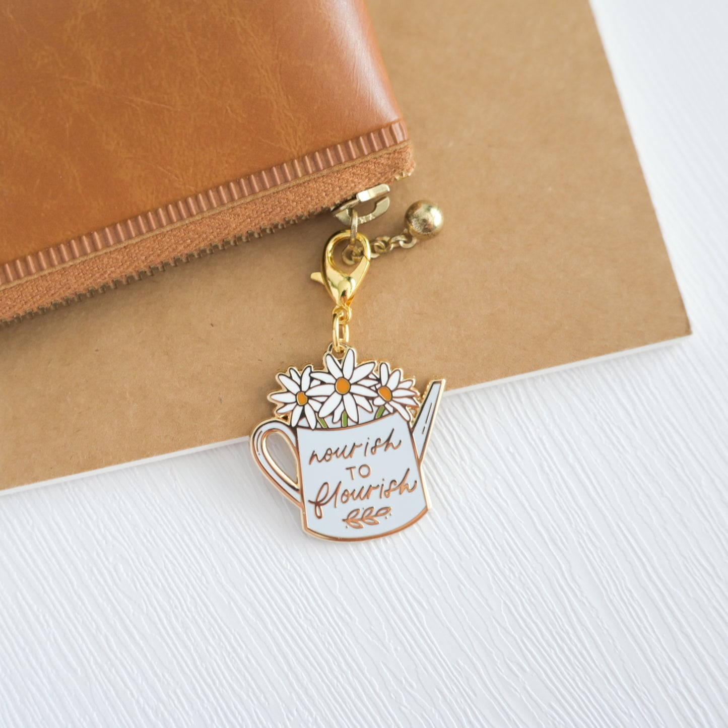 Nourish to Flourish | Enamel Charm
