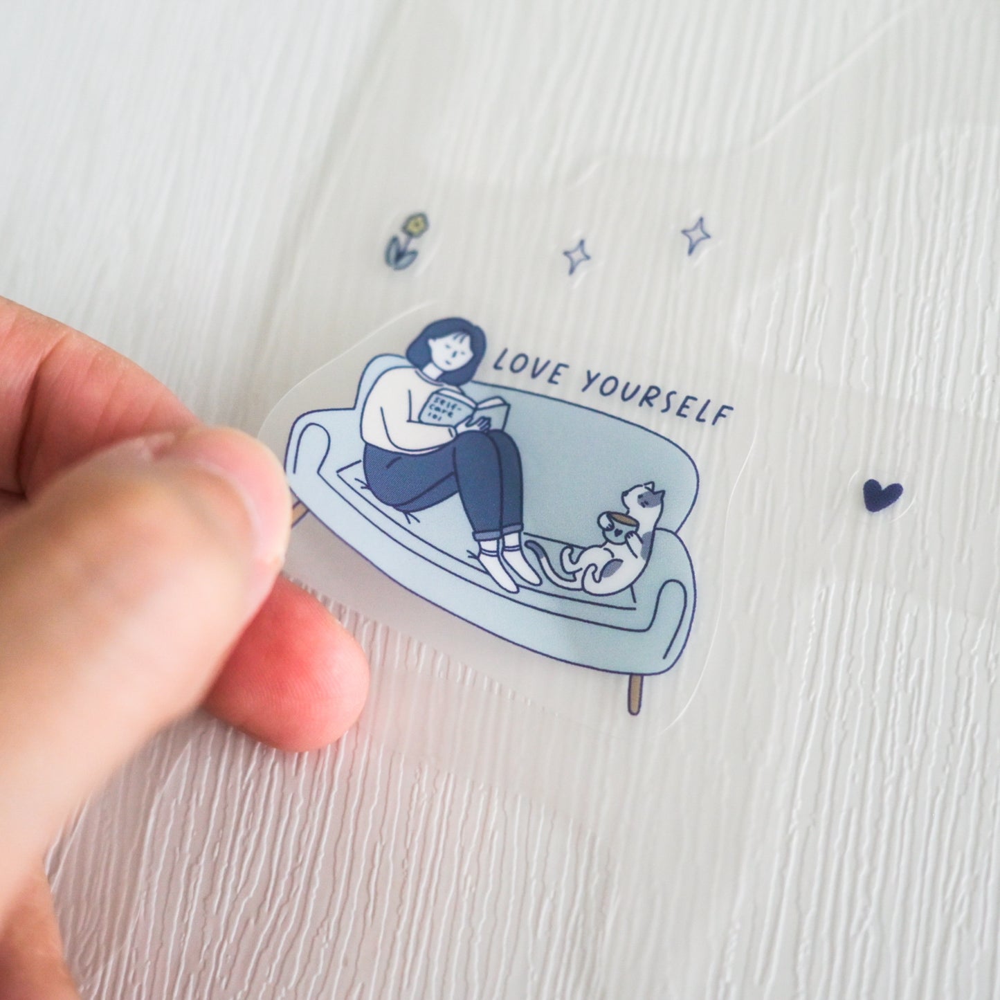 Neko & I Sticker Sheet + Art Print Set