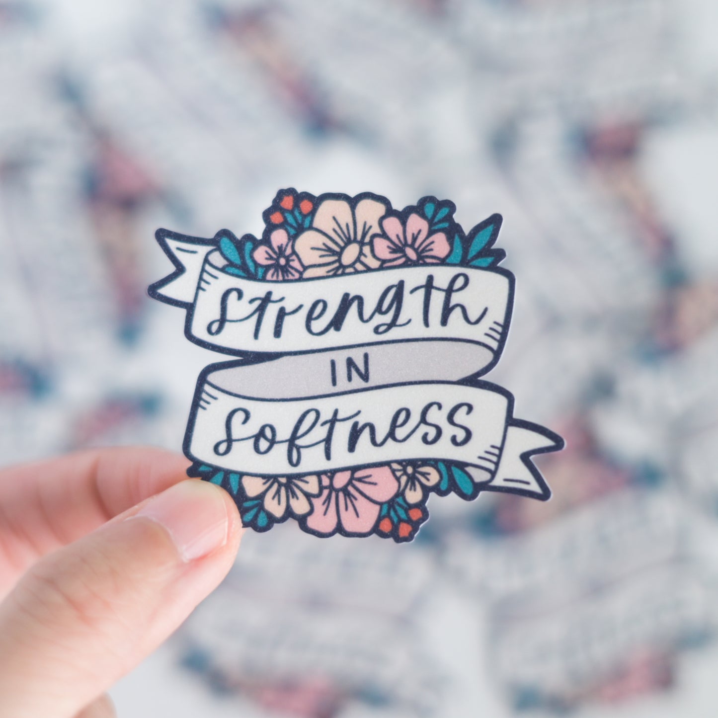 Strength in Softness | Sticker