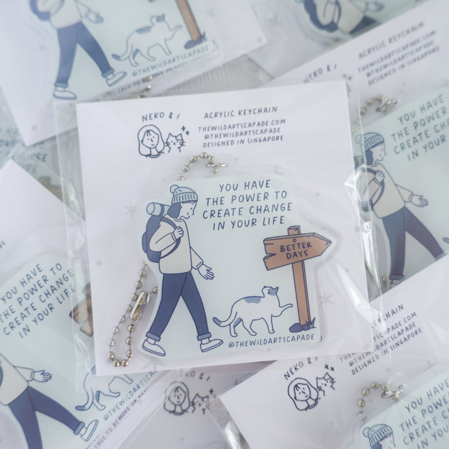 You Have the Power to Create Change in Your Life I Acrylic Keychain
