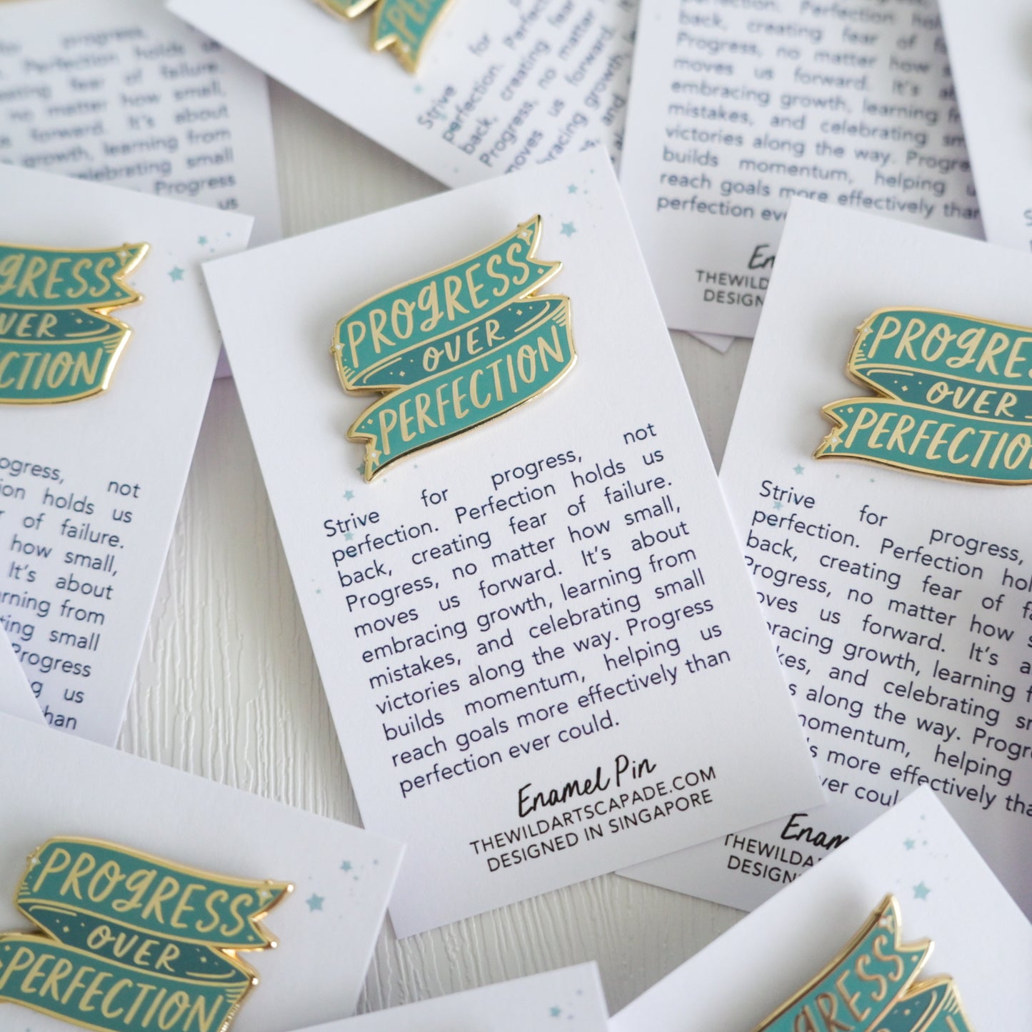 Progress Over Perfection | Enamel Pin