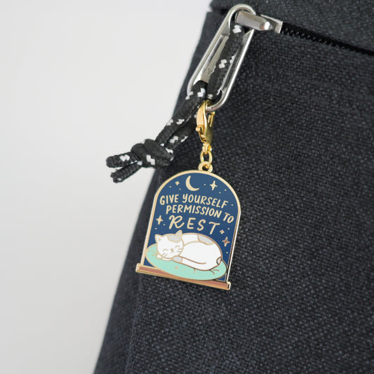Give Yourself Permission to Rest | Enamel Charm