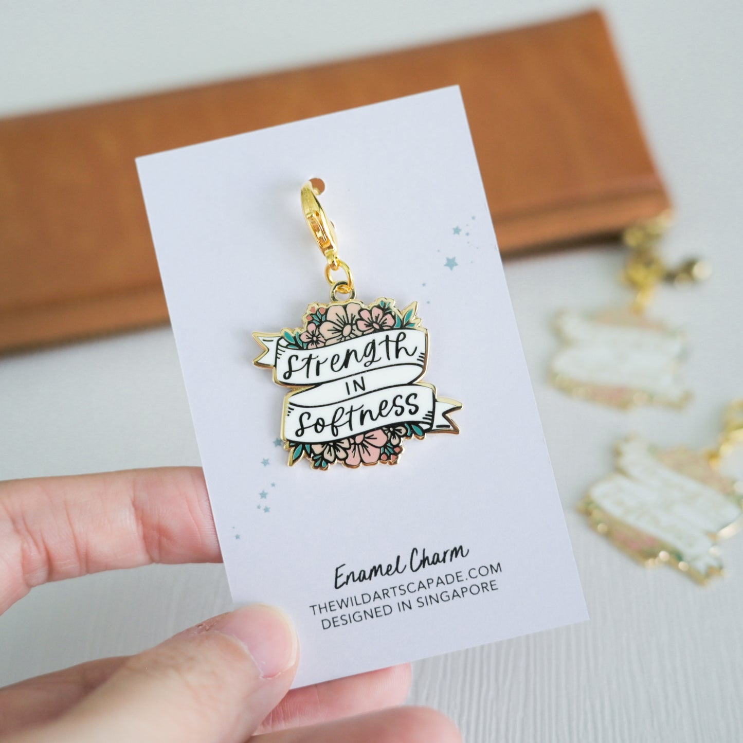 Strength in Softness | Enamel Charm