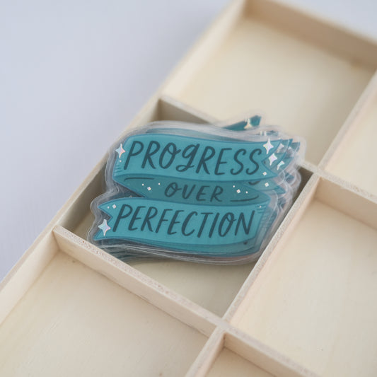 Progress Over Perfection | Sticker