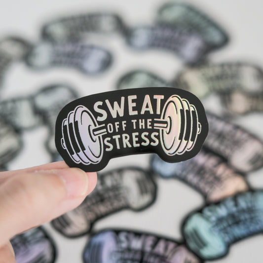 Sweat Off the Stress | Sticker