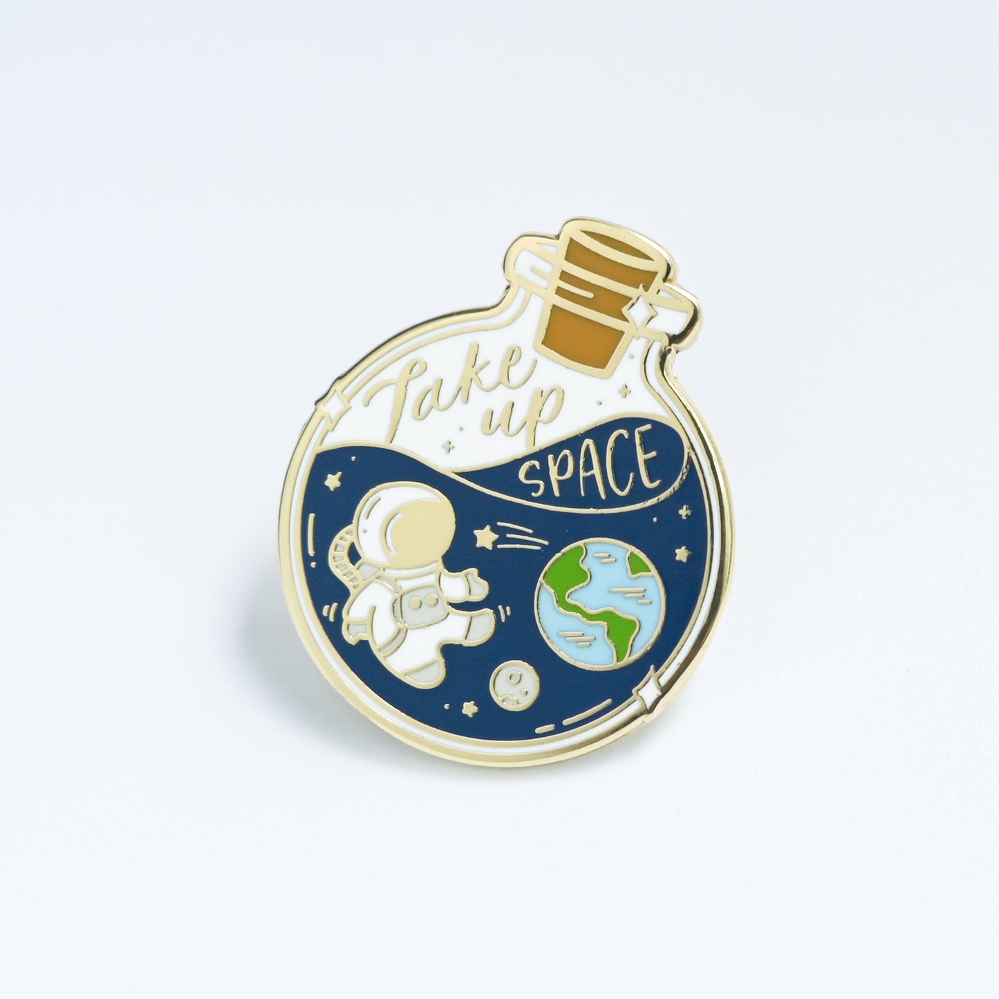 Take Up Space | Enamel Pin