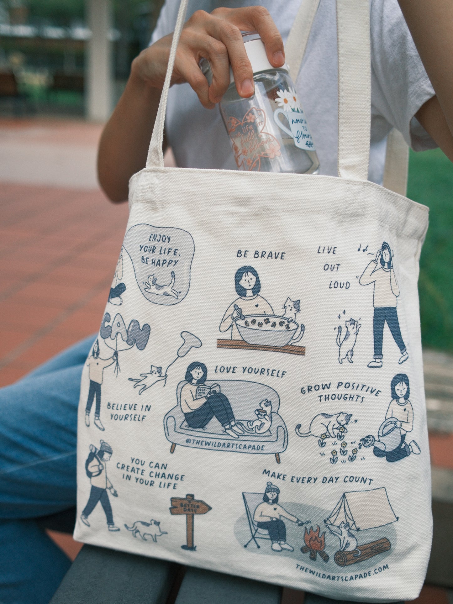 Neko & I Tote Bag