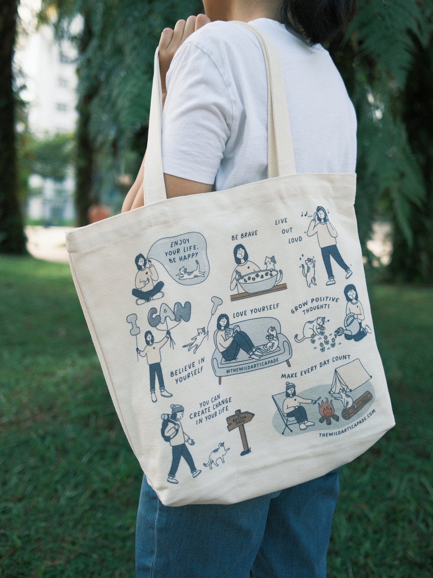 Neko & I Tote Bag