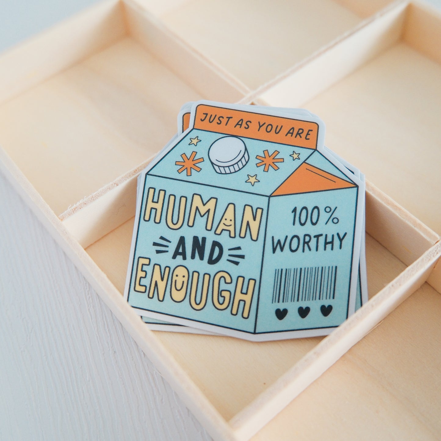 Human and Enough | Sticker