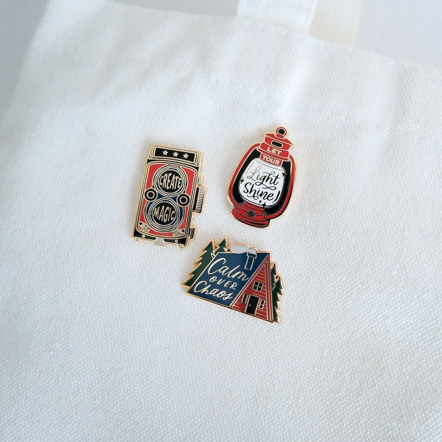 Calm Over Chaos | Enamel Pin