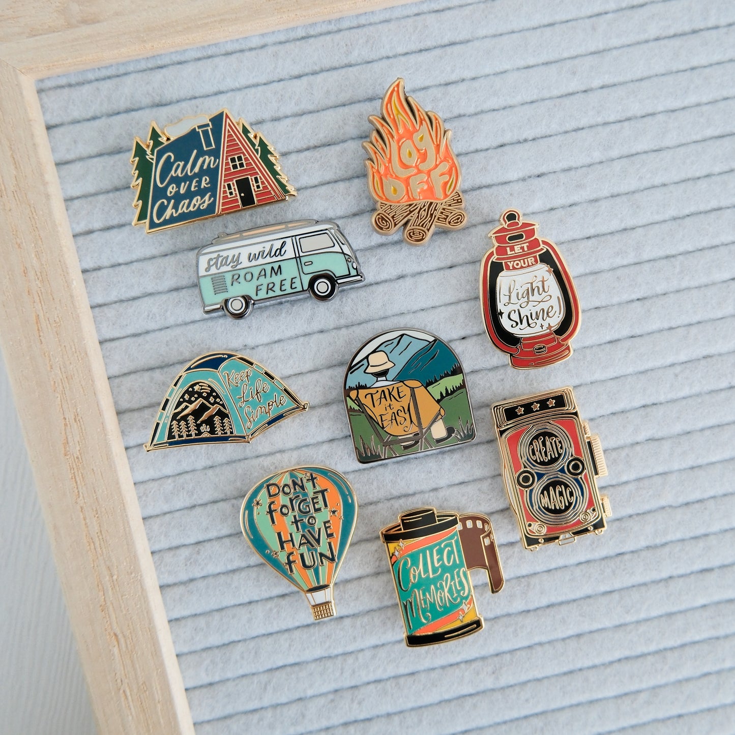 Log Off | Enamel Pin