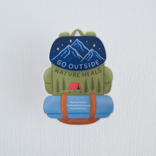 Go Outside, Nature Heals | Sticker