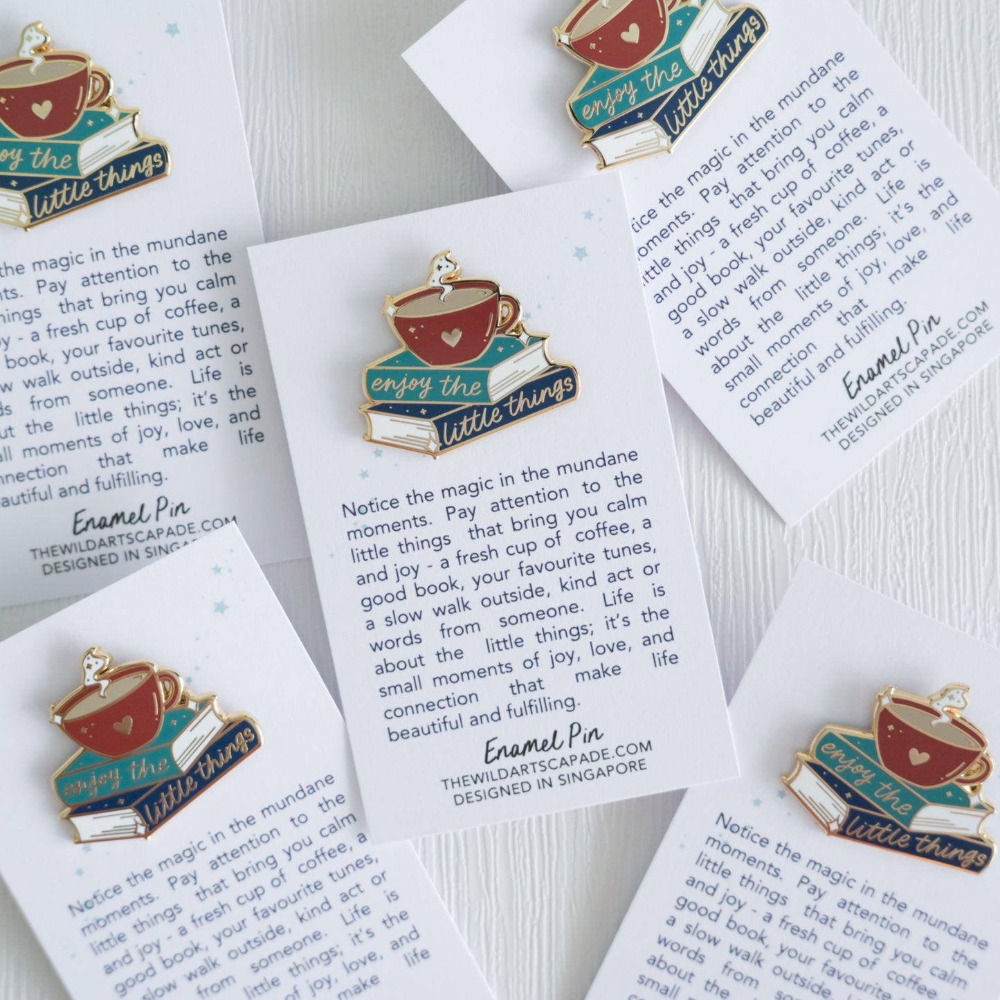 Enjoy the Little Things | Enamel Pin