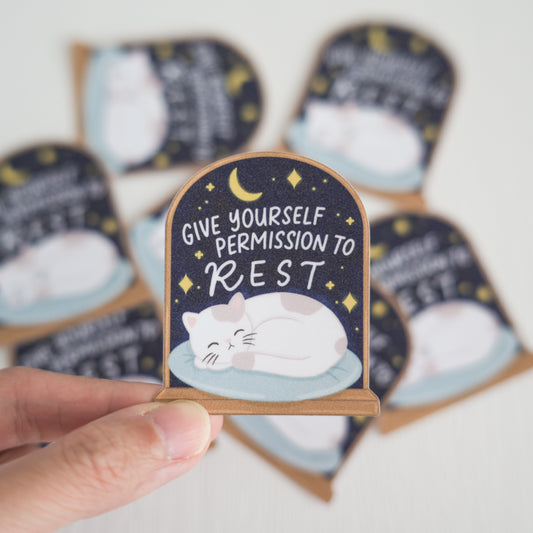 Give Yourself Permission to Rest | Sticker