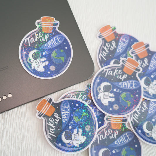 Take Up Space | Sticker
