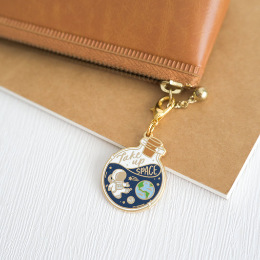 Take Up Space | Enamel Charm