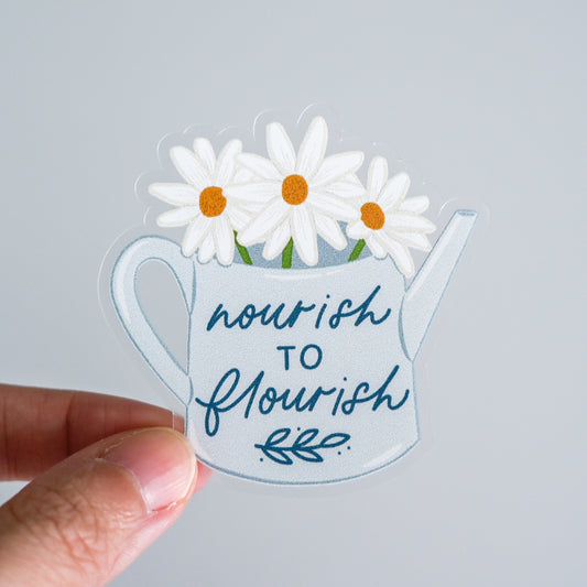 Nourish to Flourish | Sticker