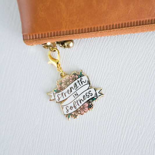 Strength in Softness | Enamel Charm