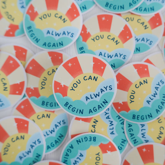 Begin Again | Sticker