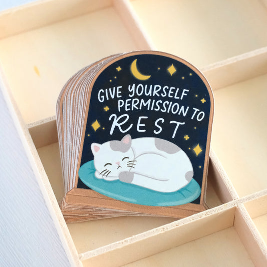 Give Yourself Permission to Rest | Sticker