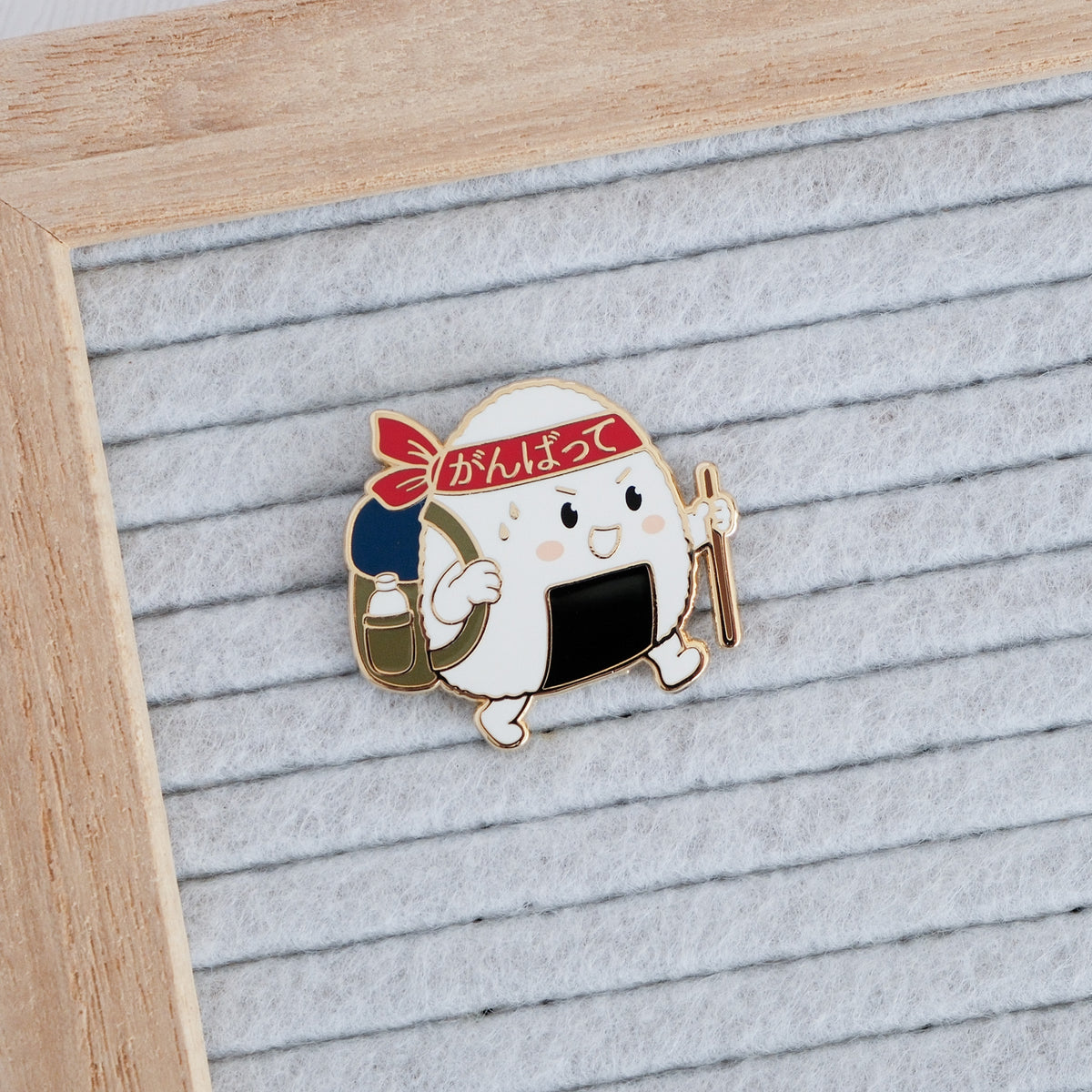 がんばって Ganbatte | Enamel Pin