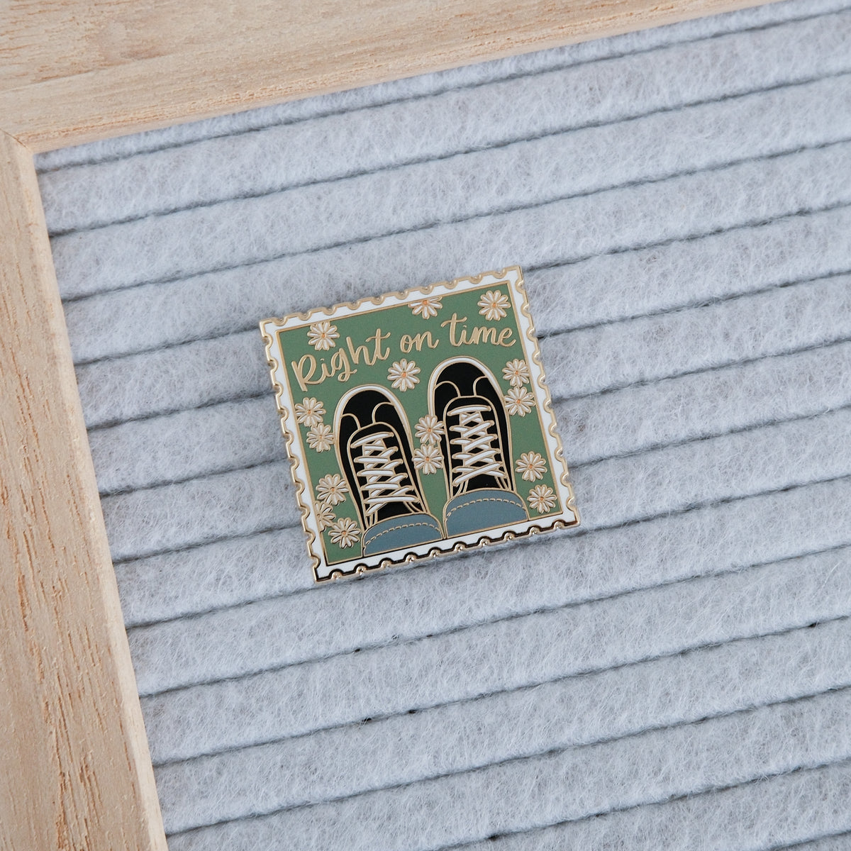 Right on Time | Enamel Pin