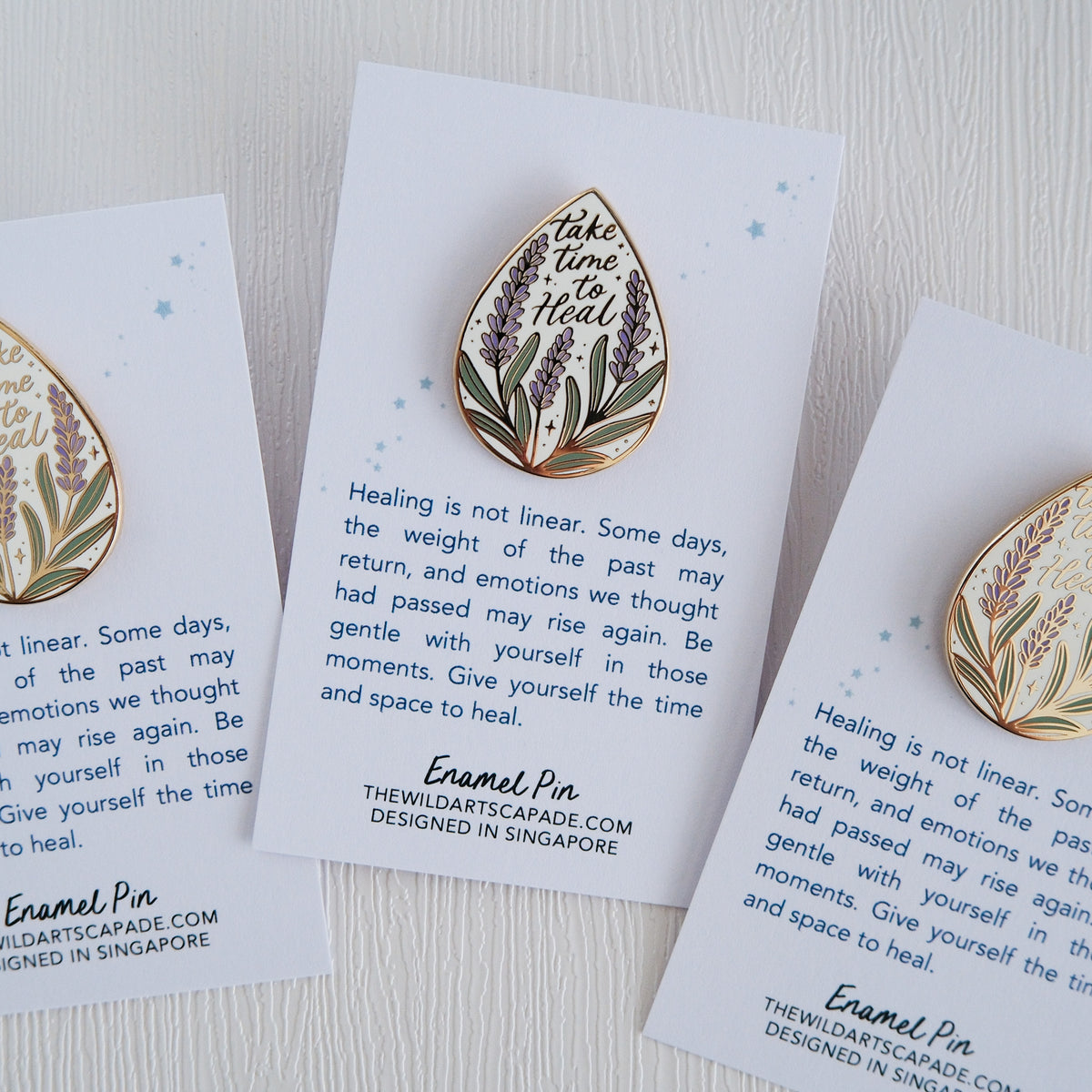 Take Time to Heal | Enamel Pin