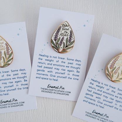Take Time to Heal | Enamel Pin