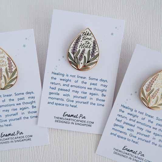 Take Time to Heal | Enamel Pin