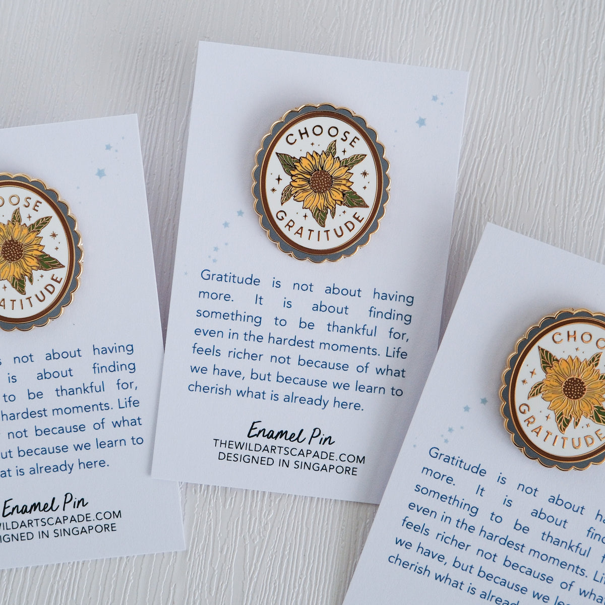 Choose Gratitude | Enamel Pin