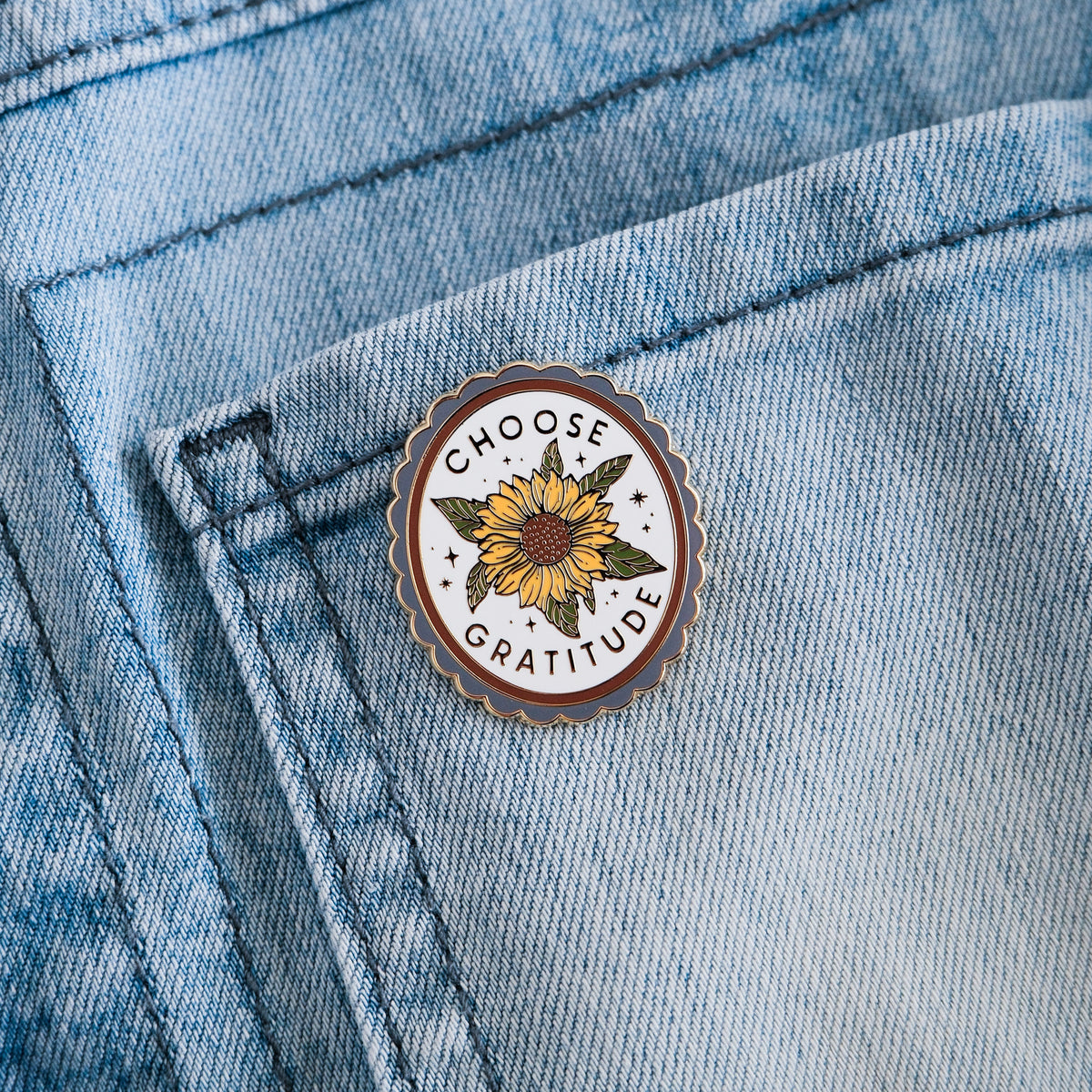 Choose Gratitude | Enamel Pin