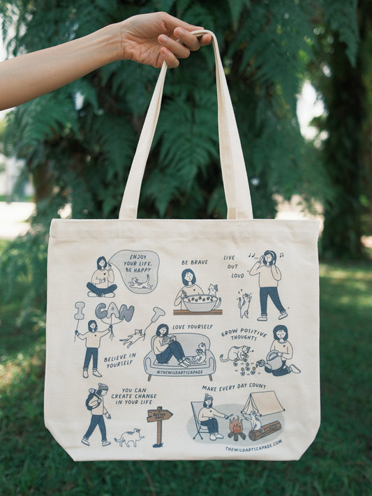 Neko & I Tote Bag