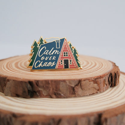 Calm Over Chaos | Enamel Pin