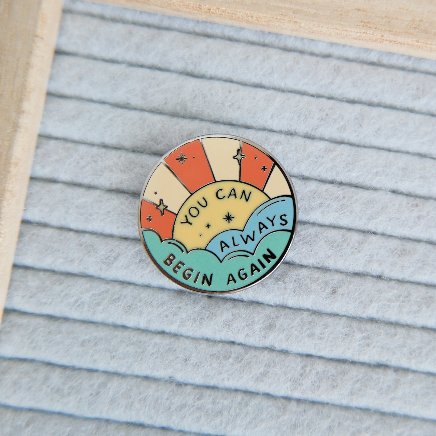 Begin Again | Enamel Pin