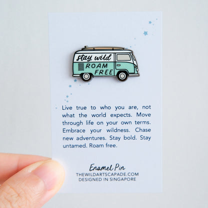 Stay Wild, Roam Free | Enamel Pin