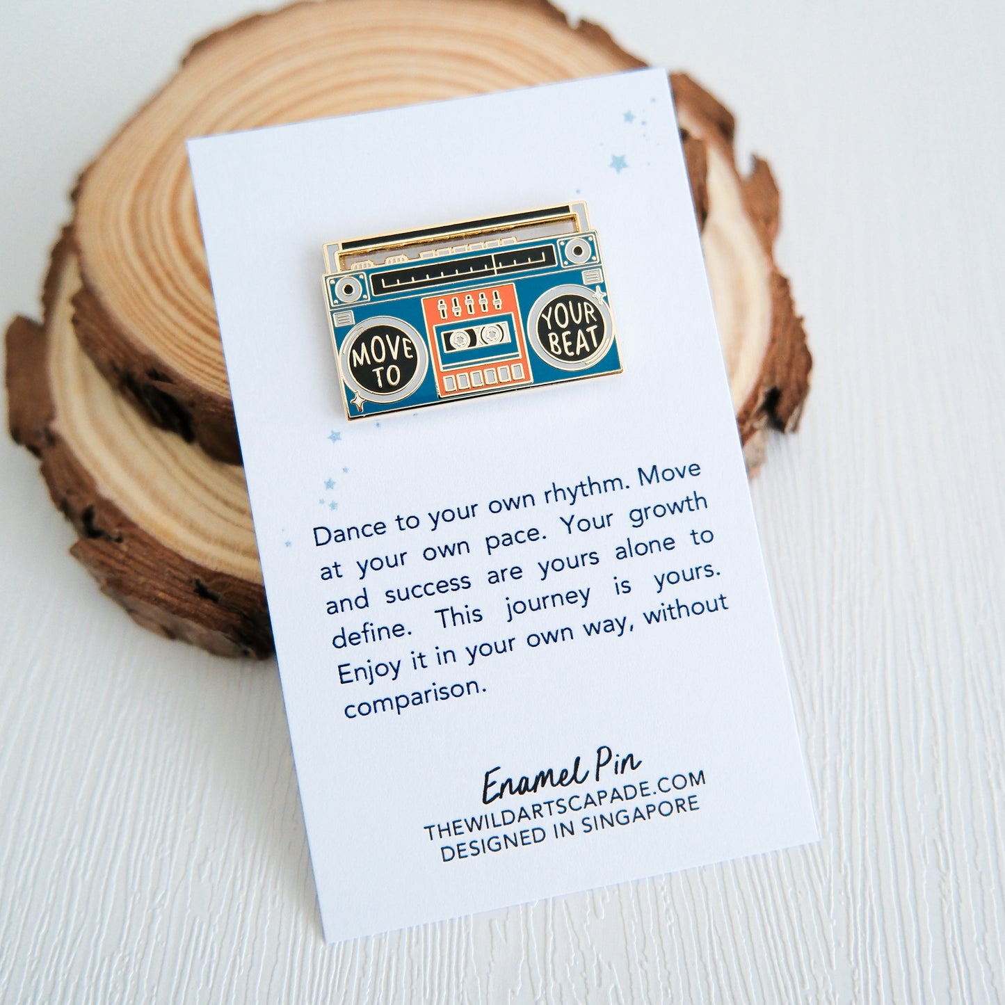 Move to Your Beat | Enamel Pin