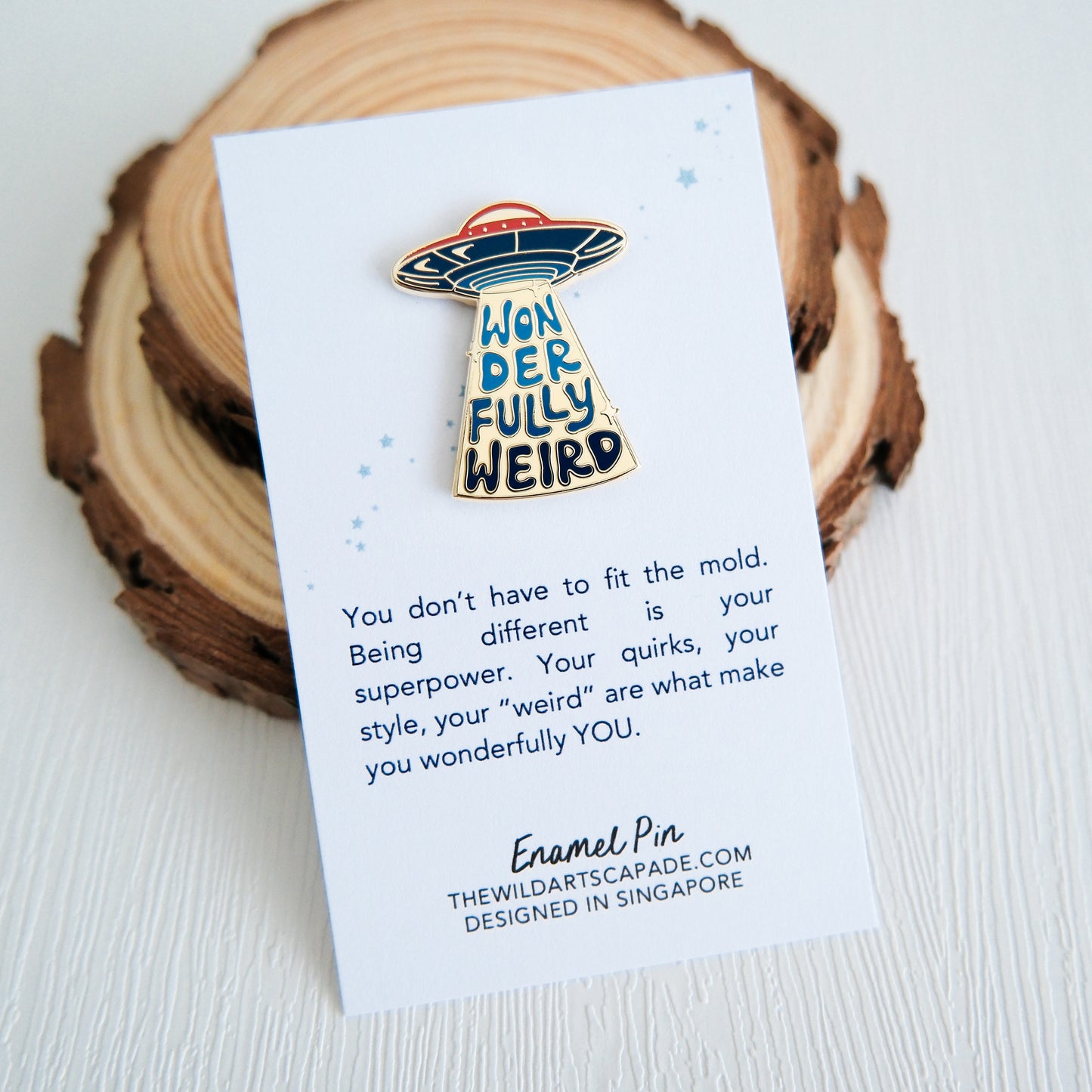 Wonderfully Weird | Enamel Pin