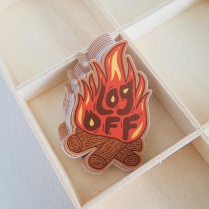 Log Off | Sticker