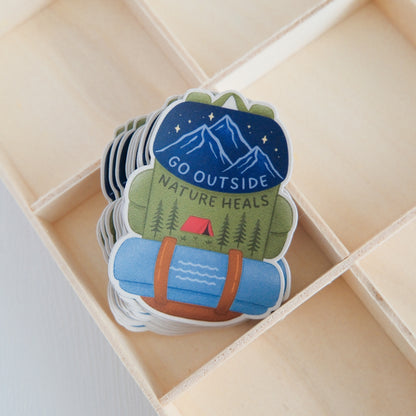 Go Outside, Nature Heals | Sticker