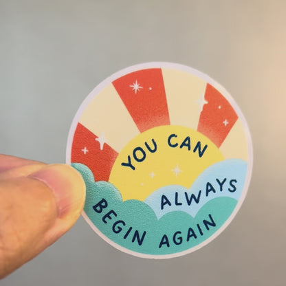 Begin Again | Sticker